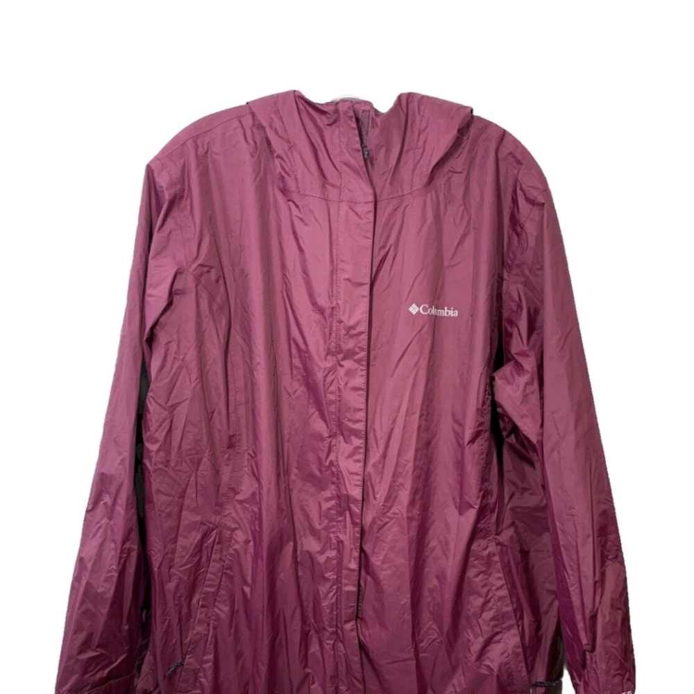Columbia Hooded Rain Shell - Plum
